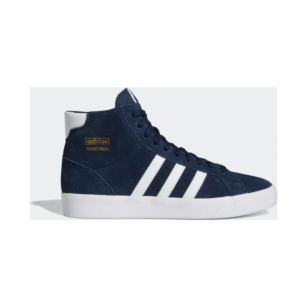adidas Basket Profi Collegiate Navy / Cloud White / Gold Metallic (H05153)