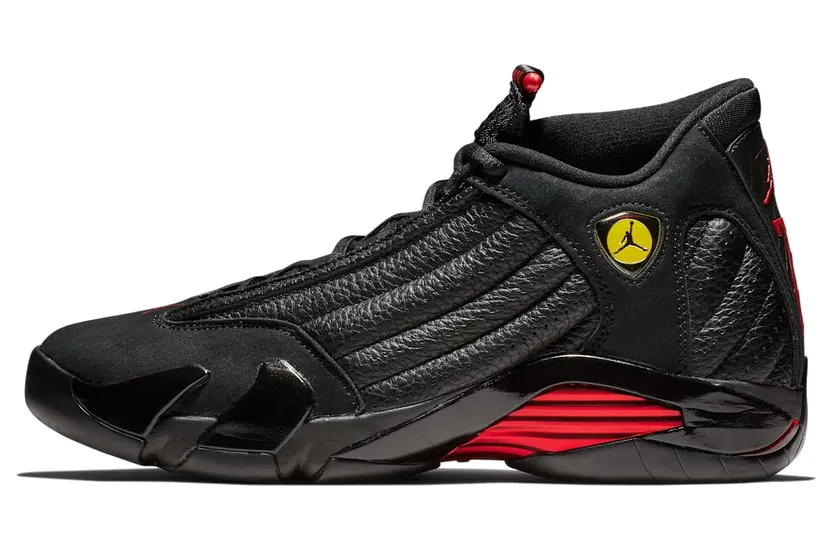 Air Jordan 14 Retro Black Varsity Red (487471-003)