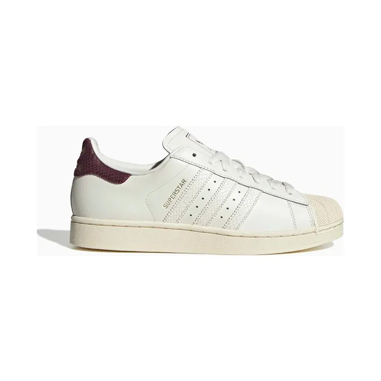 adidas Superstar II “Core White / Maroon / Cream White” (LB5475)
