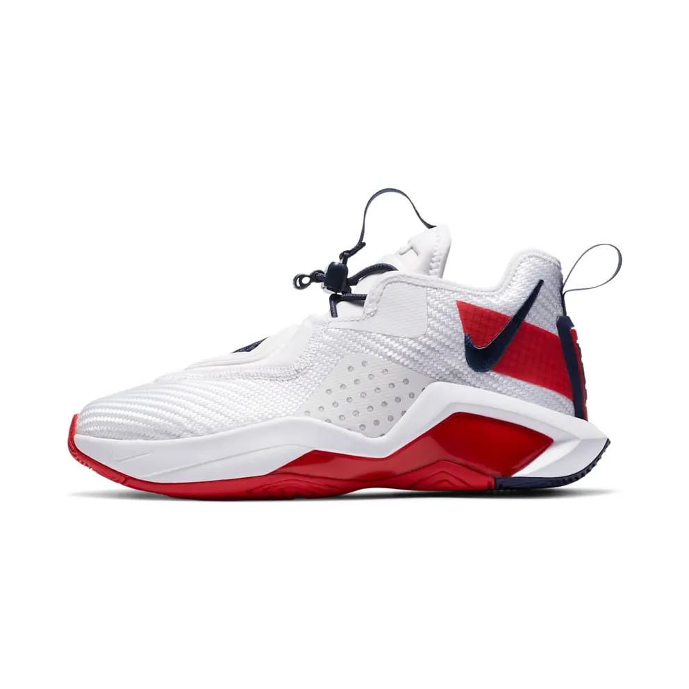 Nike LeBron Solder 14 White University Red (CN8689-100)