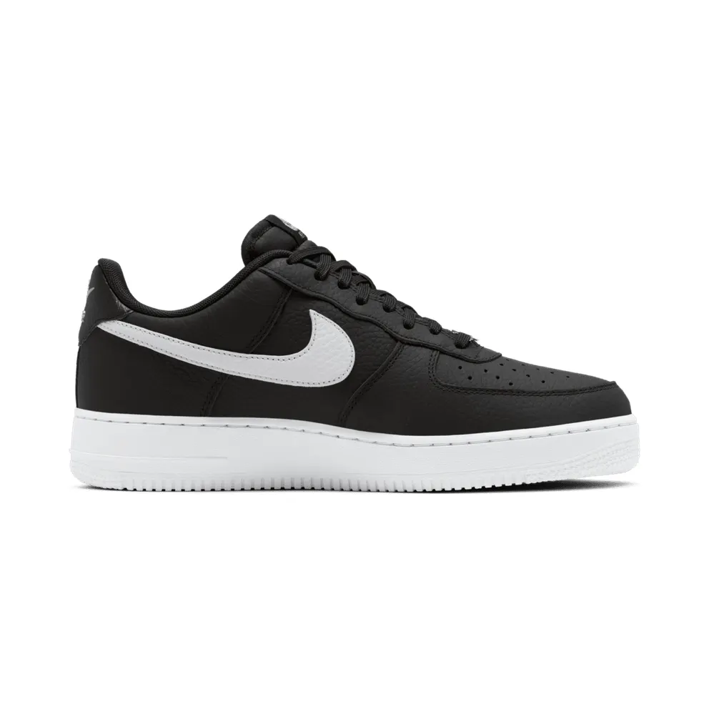 Nike Air Force 1 Low Zip Swoosh Black Black/White (CW6558-001)