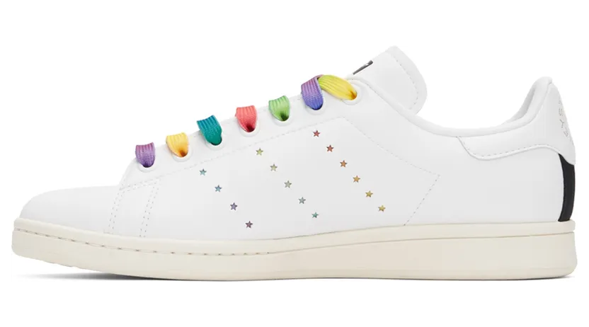 Stella McCartney White & Green Ed Curtis Edition Stan Smith Low Sneakers (800447N0270) (3)
