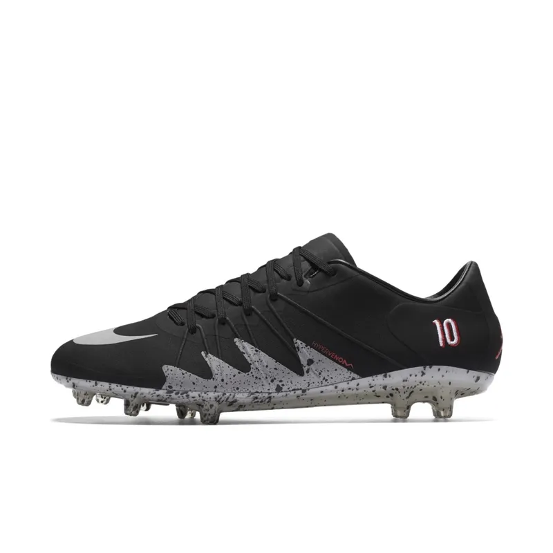 Nike Hypervenom Phinish NJF FG Neymar x Jordan Black/Metallic Silver-Light Crimson-White (820122-006)