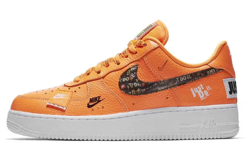Nike Air Force 1 ’07 Premium JDI ‘Just Do It Pack’ Orange (AR7719-800)
