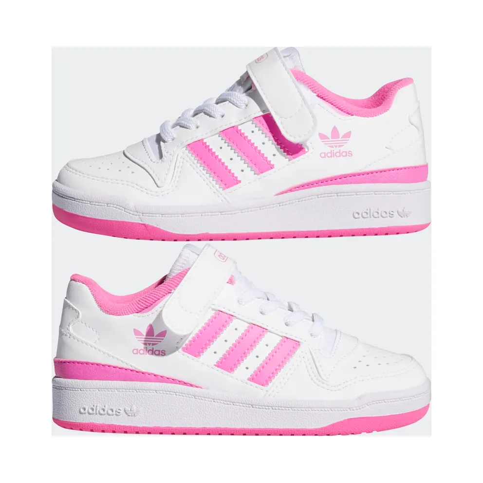 Adidas Forum Low Cloud White / Cloud White / Screaming Pink (FY7975)
