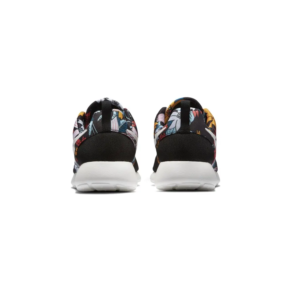 Nike Roshe Run Black Floral Aloha (GS) Black/Sail (599432-090)