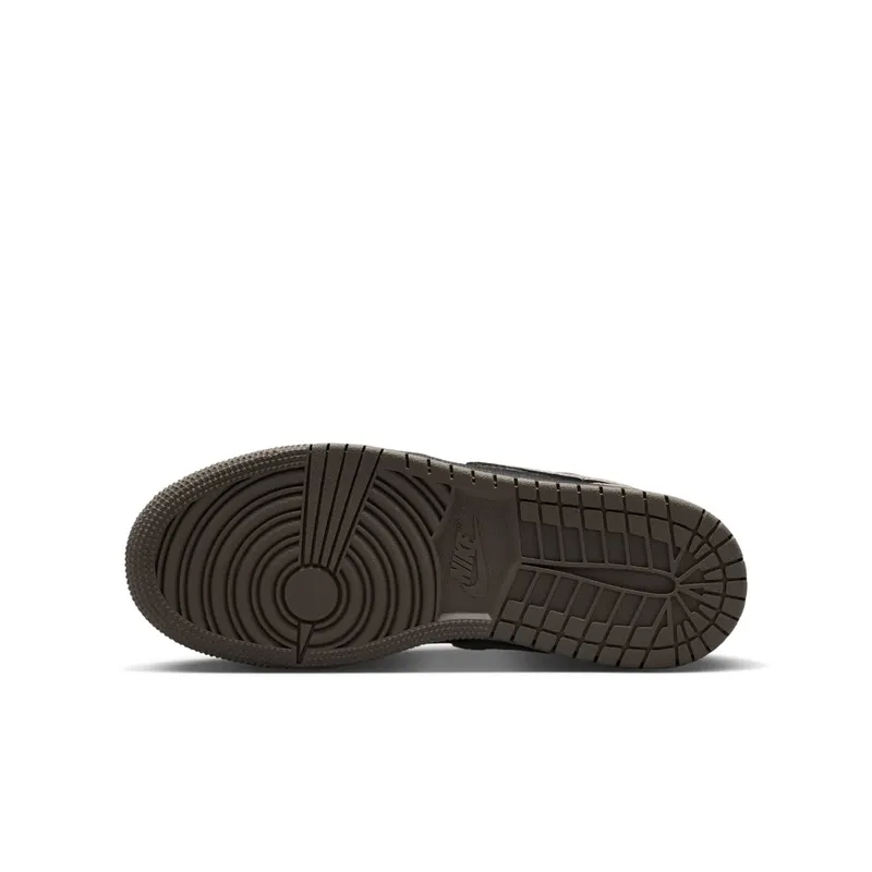 Air Jordan 1 Black/Light Wild Mango/Olive Grey (IB7111-005)