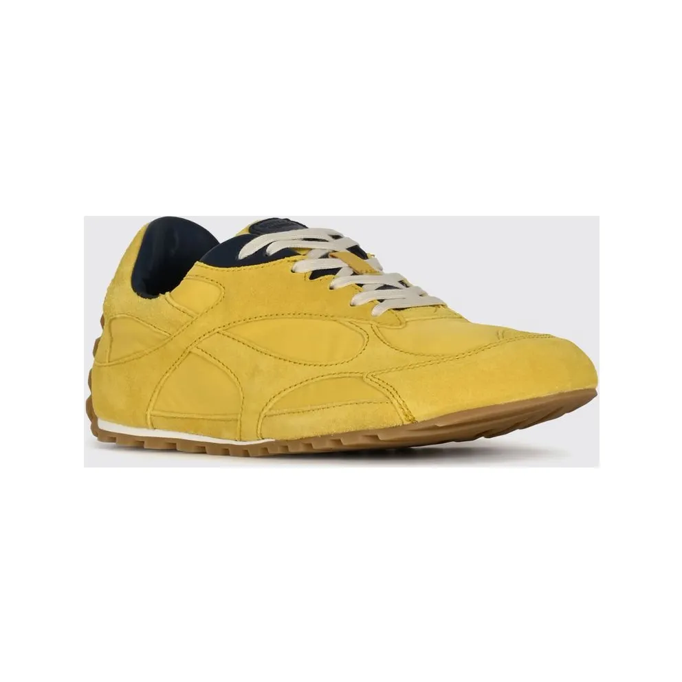 Bottega Veneta Orbit Suede and Nylon Sneakers with Notched Sole Denim (867944V3MS27386)