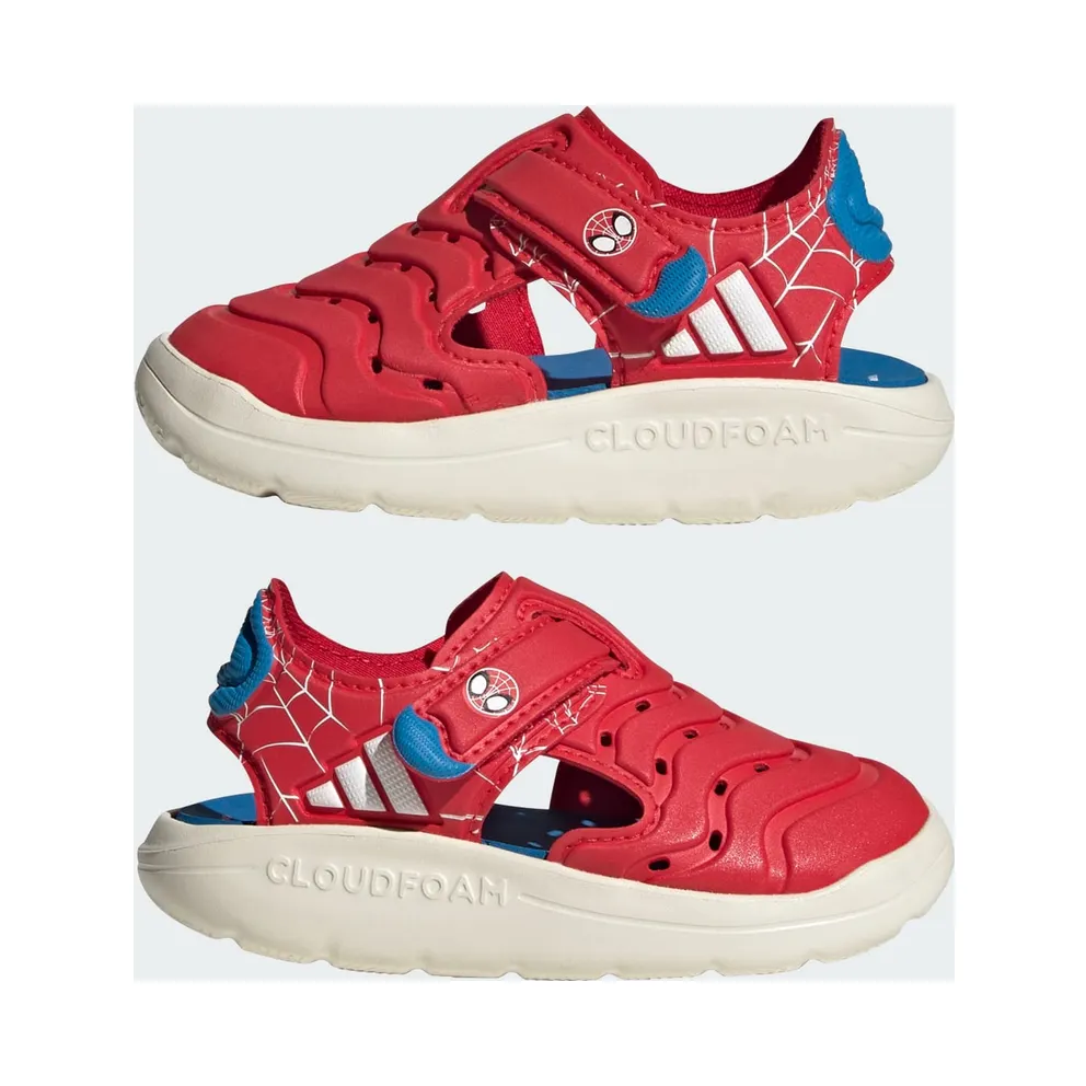 adidas Marvel Spider-man Water Sandals Infants “Pure Ruby / Cloud White / Bright Blue” (JQ4402)