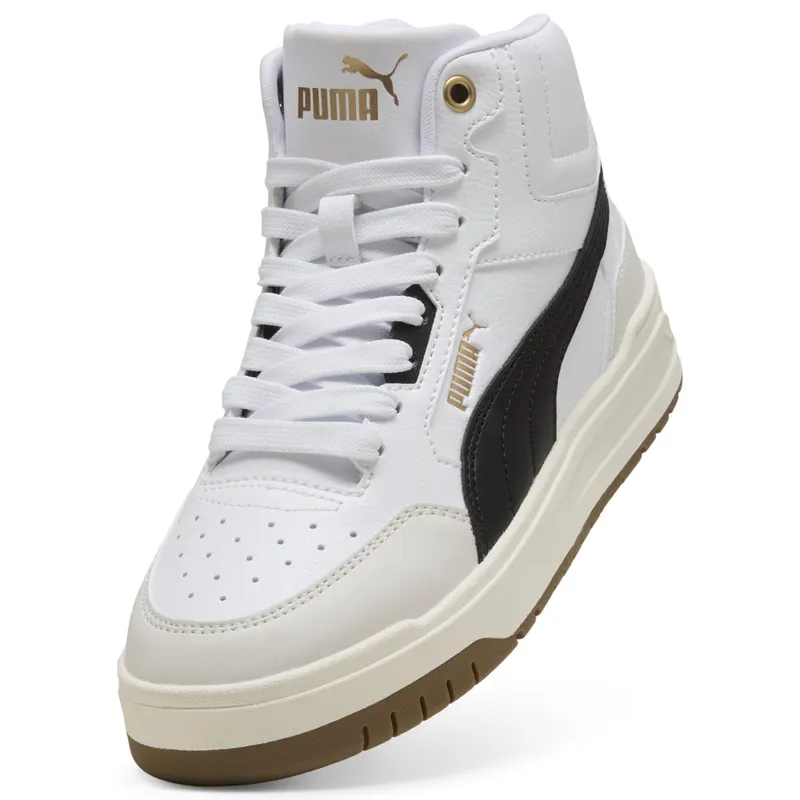 Puma Shuffle Downtown Mid “Puma White / Puma Black / Vapor Gray” (403743_04)