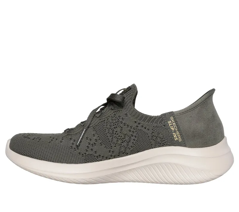 Skechers Slip-ins Martha Stewart: Ultra Flex 3.0 – Back On Track Sneaker Olijf