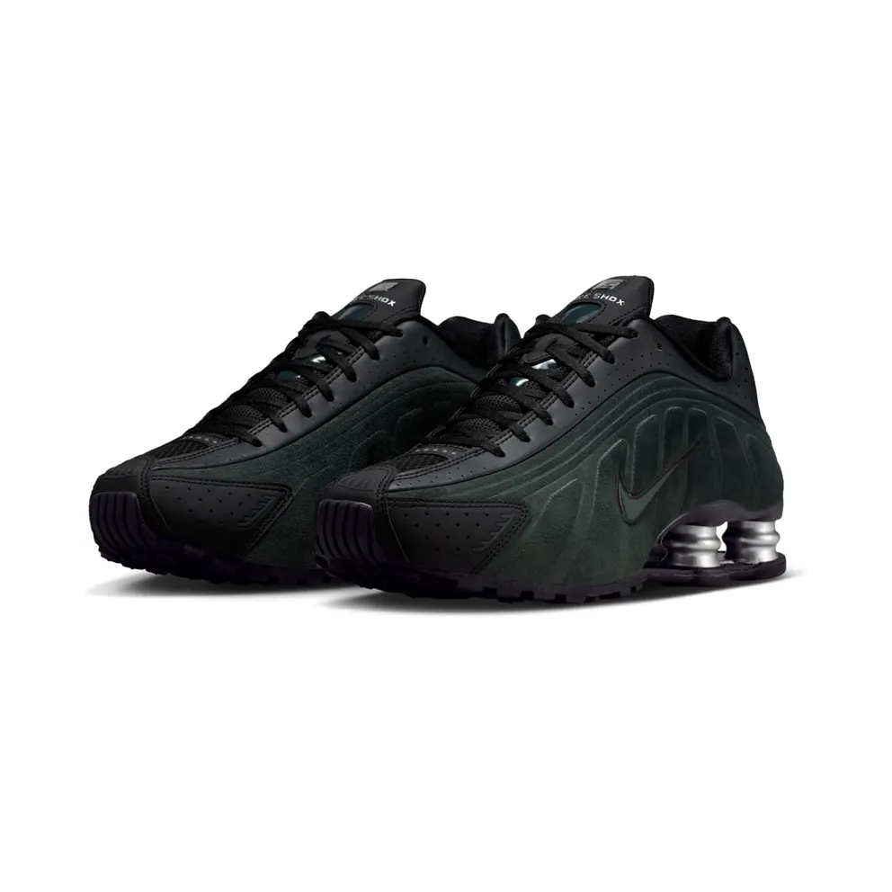 Nike Shox R4 Black Silver Seaweed (HQ7739-002)