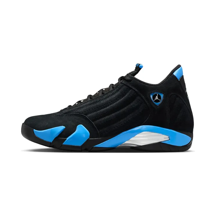 Air Jordan 14 University Blue (2026) “Black / University Blue / Metallic Silver / White” (487471-007)