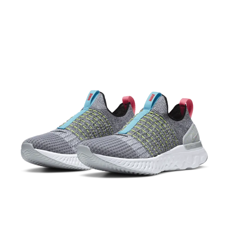 Nike React Phantom Run Flyknit 2 Flash Crimson Baltic Blue White/Flash Crimson-Baltic Blue-Black (CZ7865-100)