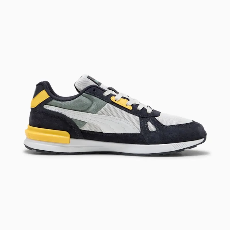 Puma Graviton Pro Feather Gray White New Navy Green Moon (380736-45)