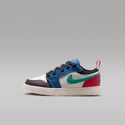 Nike Jordan 1 Low Alt SE “True Blue/University Red/Kinetic Green/Black” (IO2054-401)