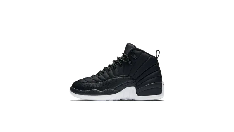 Jordan 12 Retro Nylon (GS) Black/Gym Red-White (153265-004)