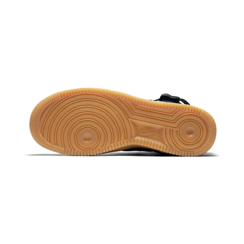 Nike SF Air Force 1 Mid Black Gum (GS) Black/Black-Gum Light Brown (AJ0424-001)