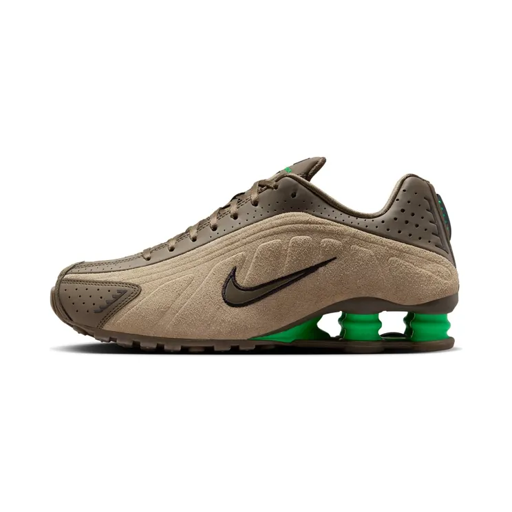 Nike Shox R4 “Olive Khaki / Khaki / Green Shock” (HQ7739-200)