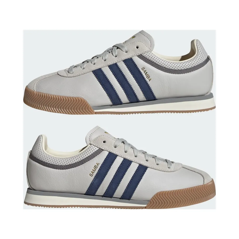 Adidas SAMBA 62 SUPER Shoes Grey One / Night Indigo / Gum (KJ2410)