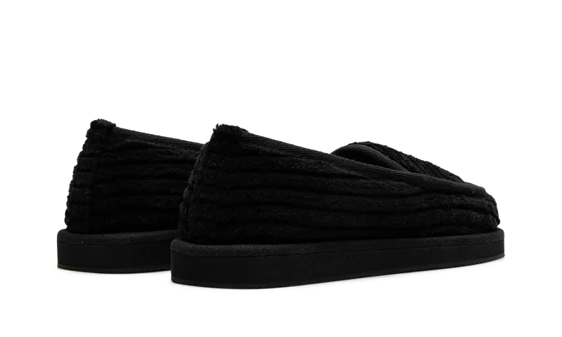 Chrome Hearts Dagger Corduroy Slip On Loafers “Black” (CHRM0065)
