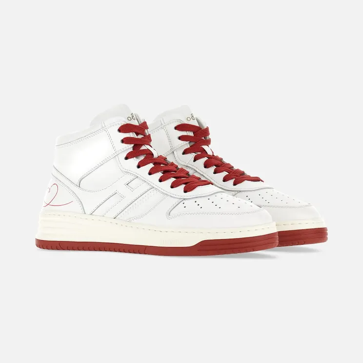 Sneakers Hogan H630 High Top – Valentine’s Day White (HXM6300EY50R37B001)