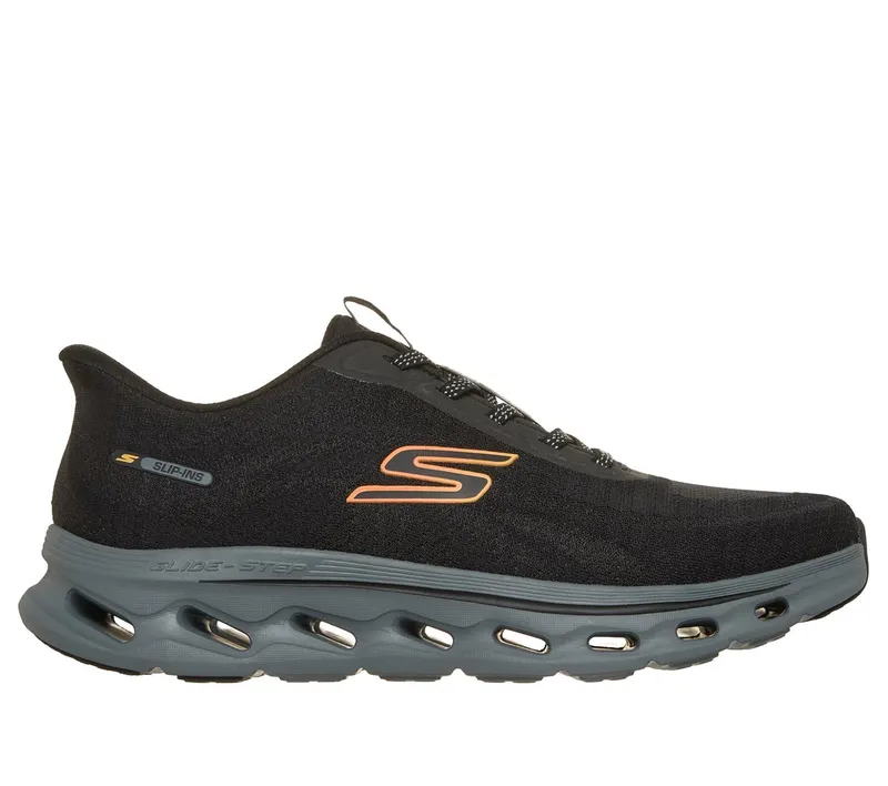 Skechers Slip-ins: GO Walk Glide-Step 2.0 “Jab Sneaker Black / Orange” (217026BKOR)