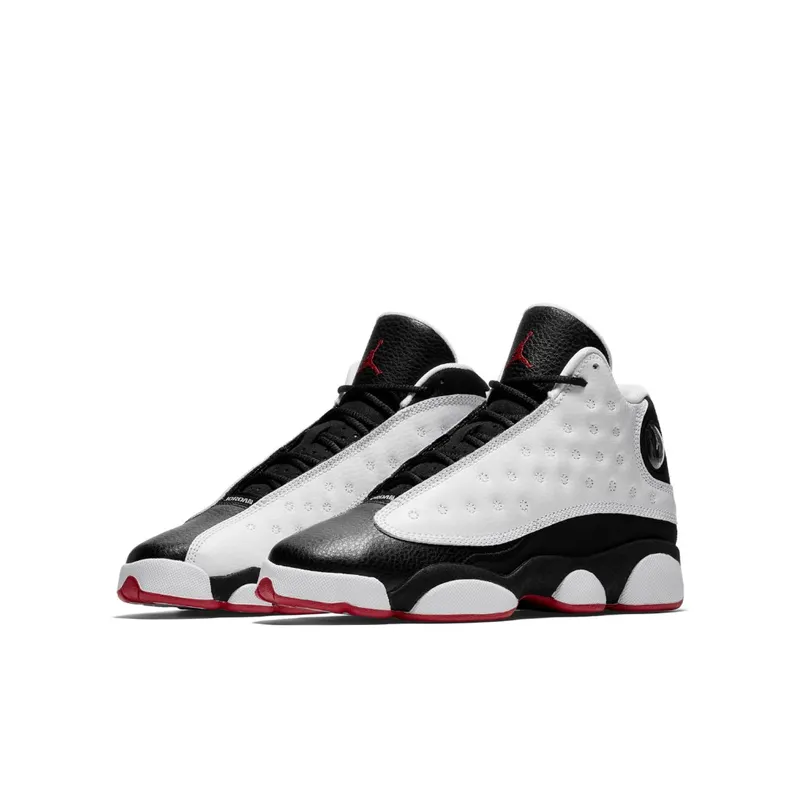Jordan 13 Retro He Got Game 2018 (GS) White/True Red-Black (884129-104)