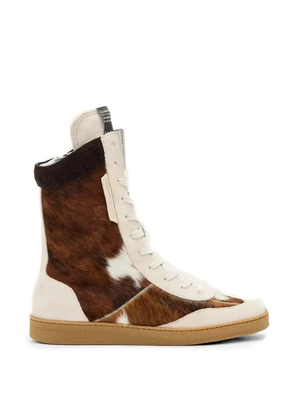 AllSaints Louise with koeprint – Beige (W061FE)