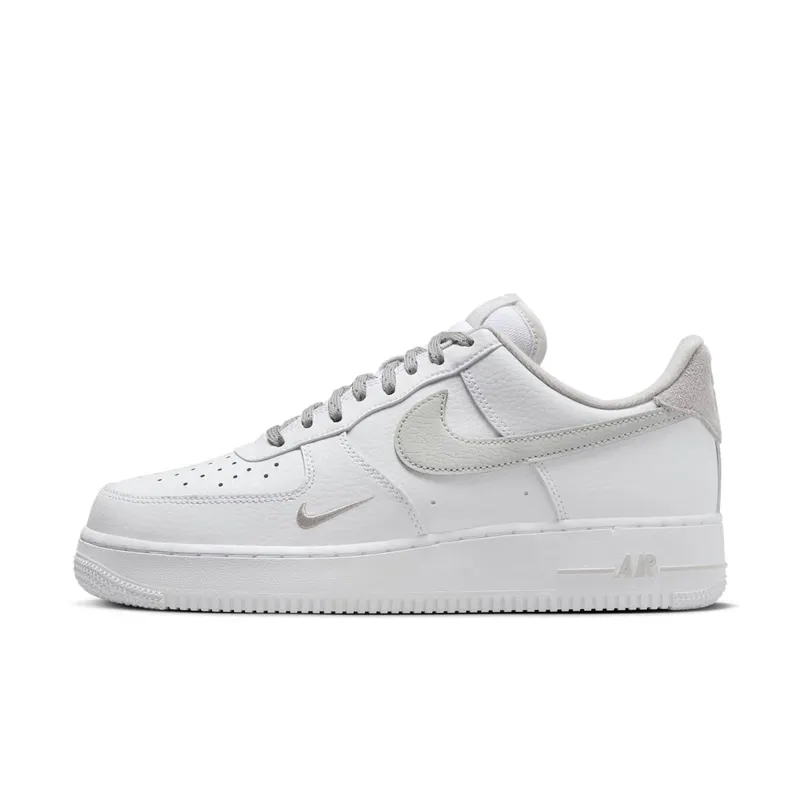 Nike Air Force 1 Low ’07 White Light Iron Ore Reflective Swoosh (FV0388-100)
