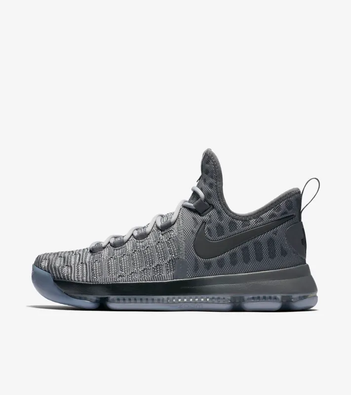 Nike KD 9 Battle Grey Wolf Grey/Dark Grey (843392-002)