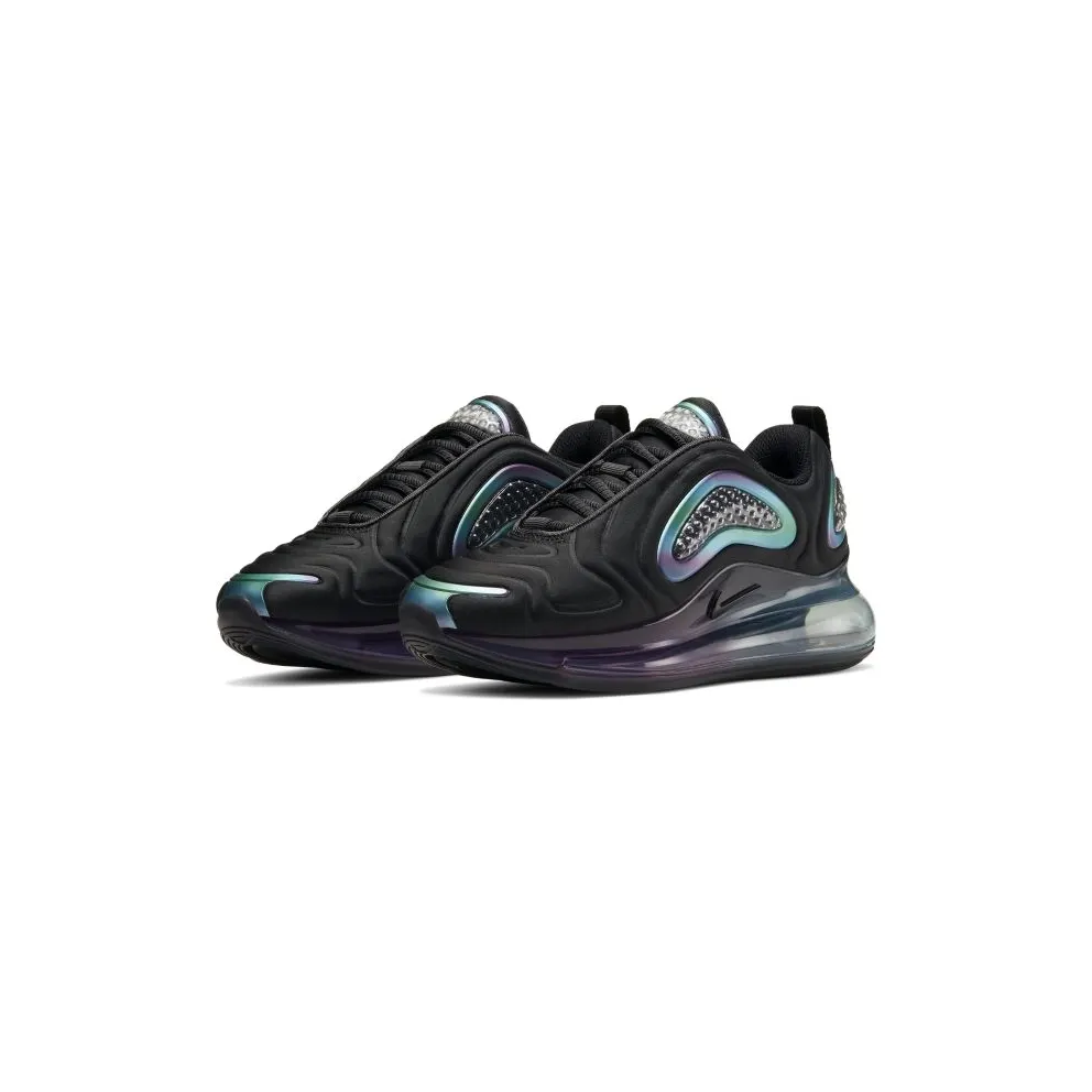 Nike Air Max 720 Bubble Pack Black (GS) Dark Smoke Grey/Black-Metallic Silver-Black (CT9635-001)
