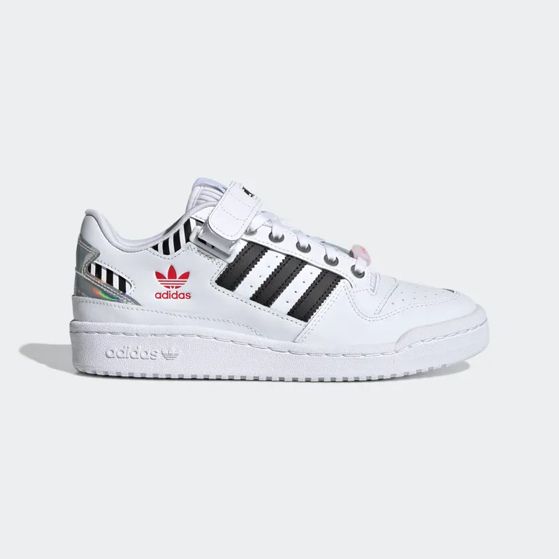 adidas Forum Low Cloud White / Core Black / True Pink (FZ3908)