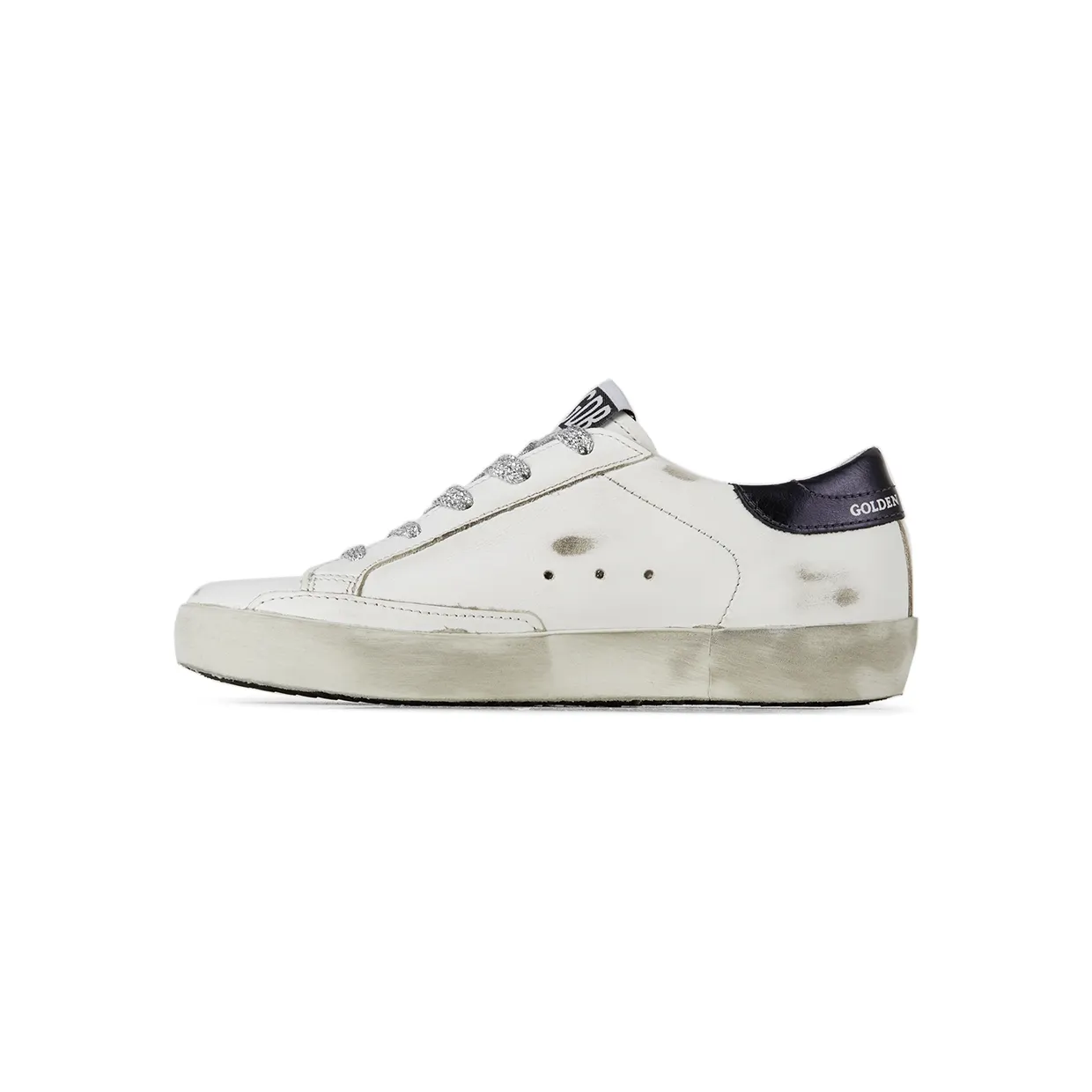 Golden Goose Kids White & Navy Super-Star Classic Sneakers (GYF00101.F002021.10768) (3)