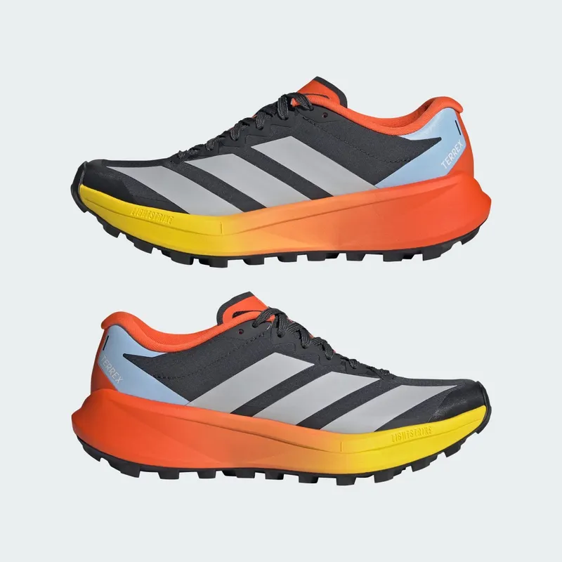Adidas Terrex Agravic 4 Trailrunningschoenen Carbon / Grey Two / Semi Impact Orange (KK1139)