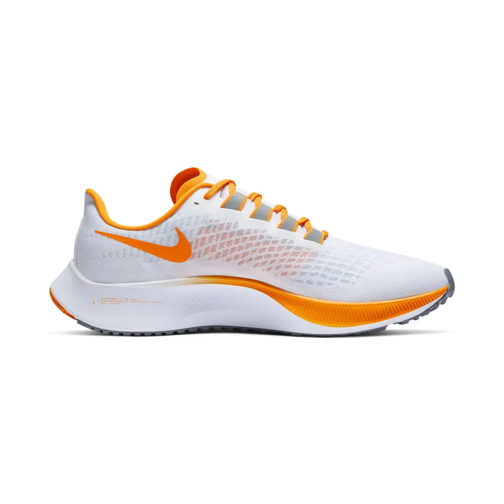 Nike Air Zoom Pegasus 37 Tennessee White/Pure Platinum-Bright Ceramic-Dark Steel Grey (CZ5393-100)