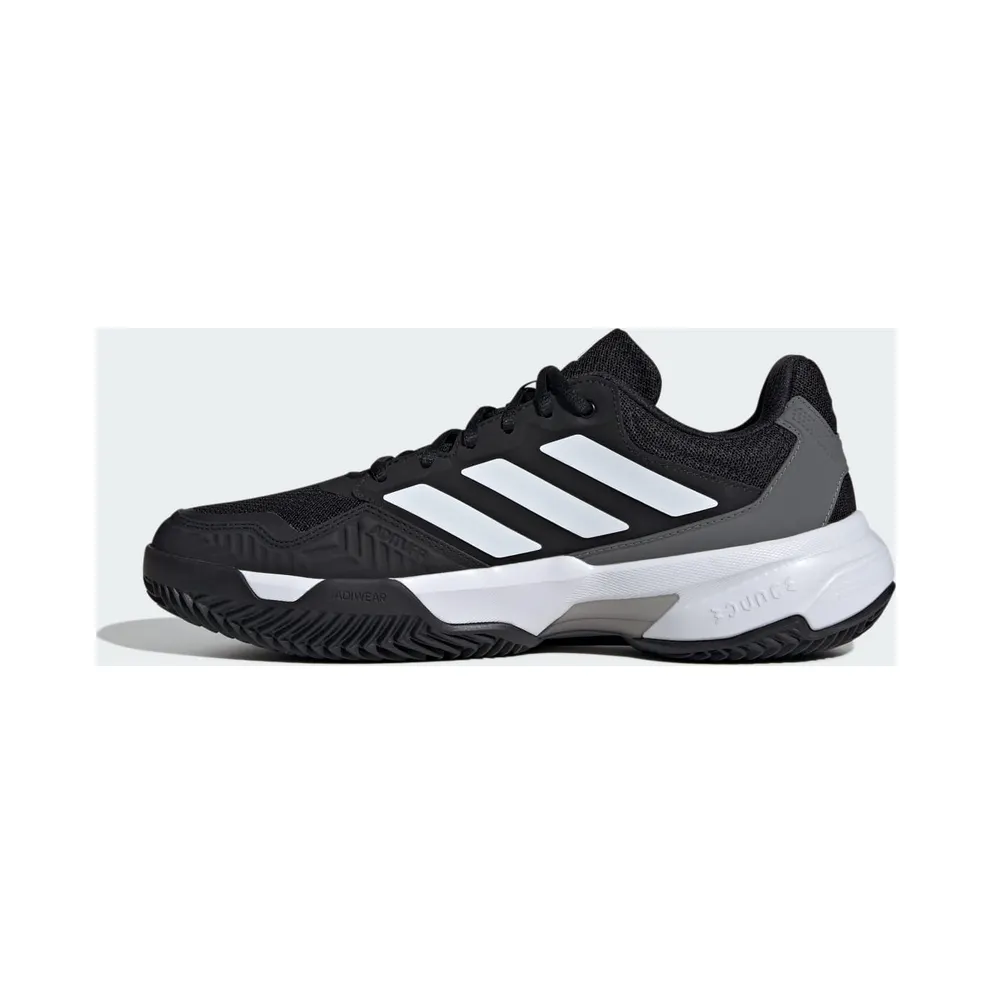 Adidas CourtJam Control 3 Clay Tennis Shoes Core Black / Cloud White / Grey Four (ID7392)