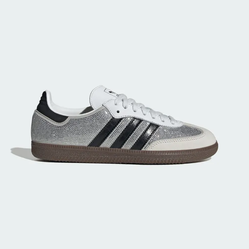 Adidas Samba OG Crystal White / Core White / Silver Metallic (IH9055)