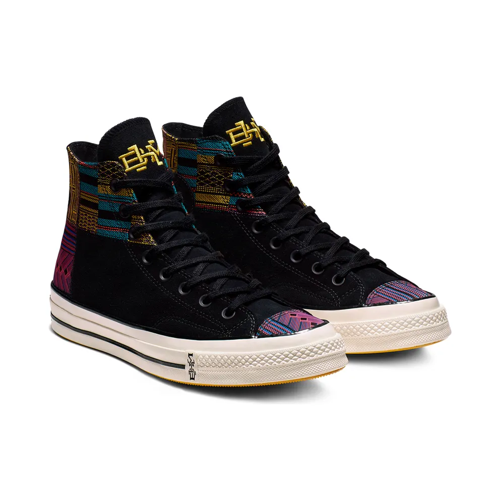 Converse Chuck Taylor All-Star 70s Hi Patchwork BHM (2019) Black/White (165556C)