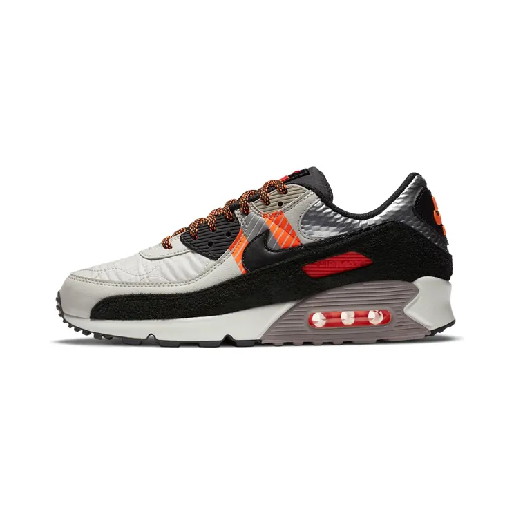Nike Air Max 90 3M – Pack “Light Bone / Total Orange / Enigma Stone / Black” (CZ2975-001)