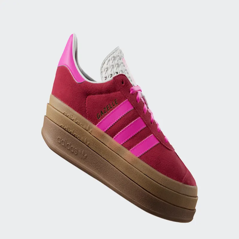 adidas Gazelle Bold Collegiate Red / Lucid Pink / Core White (IH7496)