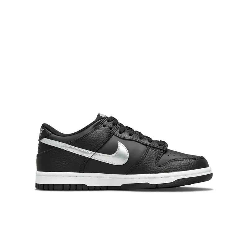 Nike Dunk Low NBA 75th Anniversary Spurs (GS) – “Black / Silver / White” (DC9560-001)