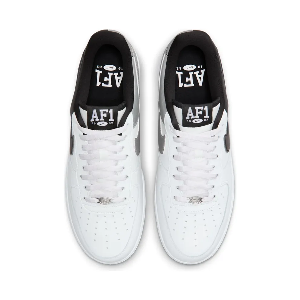 Nike Air Force 1 Low ’07 LV8 “White Black Metallic Silver” (IB6847-100)