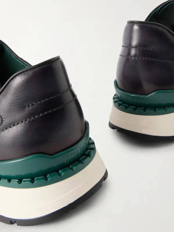 Berluti Fast Track Full-Grain Venezia Softy Leather Black (S6544-002)