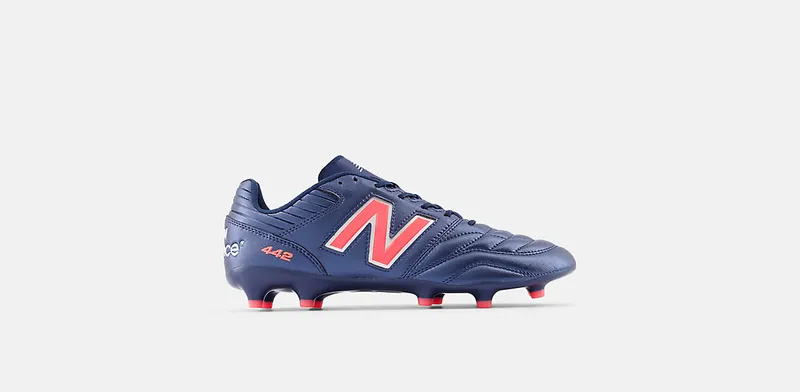 New Balance 442 Pro FG v2 Navy Silver Energy Red (MS41FMP2)
