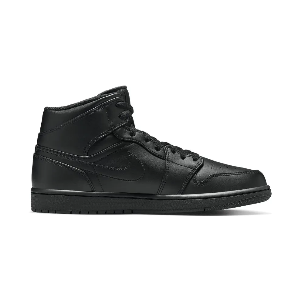 Air Jordan 1 Mid Black (554724-093)