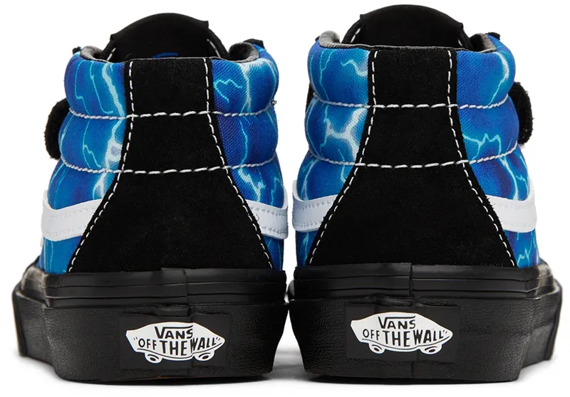 Vans Kids Black & Blue Sk8-Mid Reissue Little Kids (VN0A38HHY61)