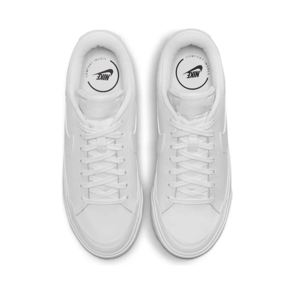 Nike COURT LEGACY LIFT “Triple White” (DM7590-101)