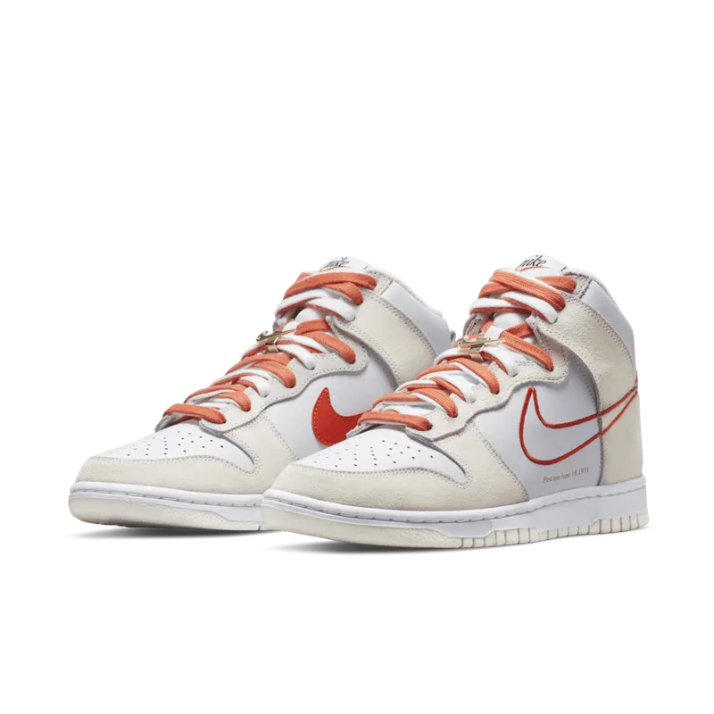 Nike Dunk High First Use White Sail Orange (W) (DH6758-100)
