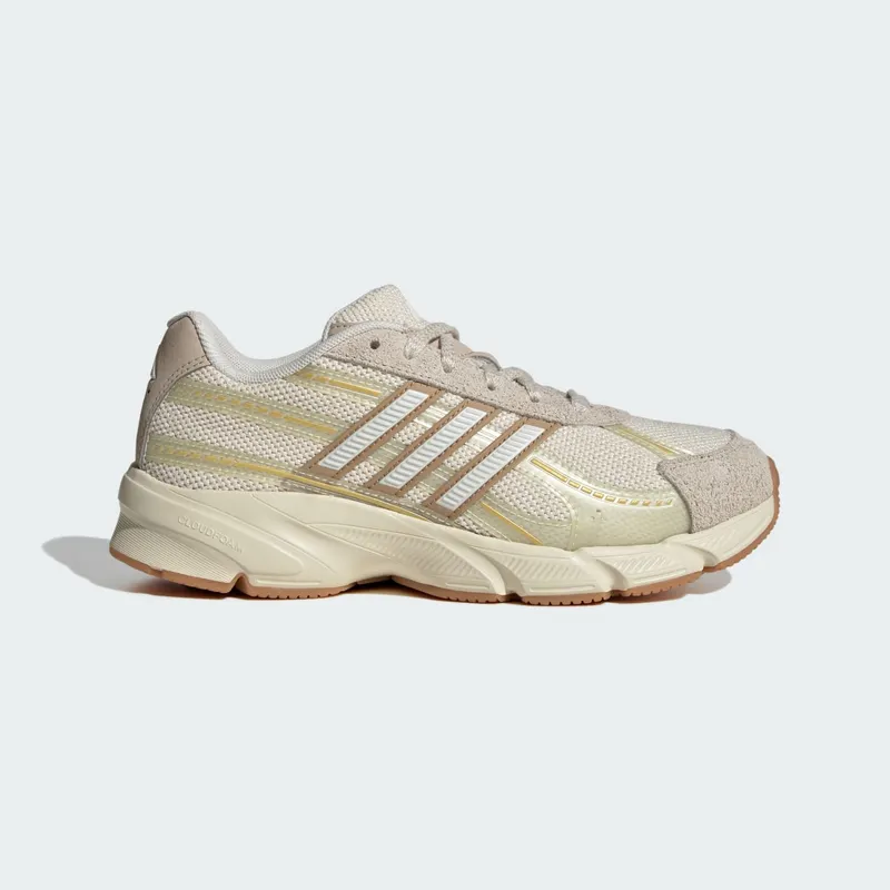 Adidas TECHNOCHAOS 2000 Shoes Wonder White / Off White / Matte Gold (KK3504)